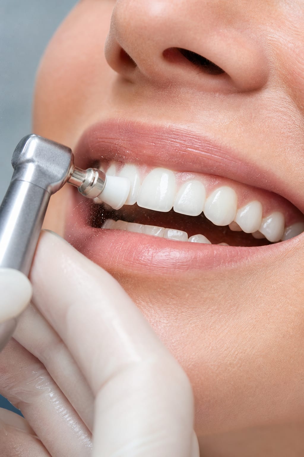 Pulido dental para un acabado brillante